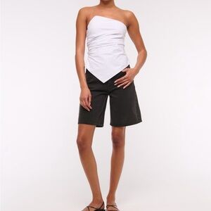 Abercrombie Asymmetrical Strapless Top